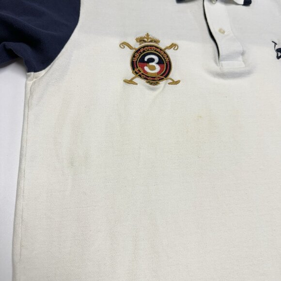 Vintage USPA U.S. Polo Assn Shirt Mens Large 22.5x25 White Embroidered - Picture 5 of 11